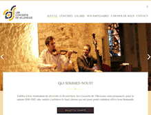 Tablet Screenshot of lesconcertsdevilleneuve.ch